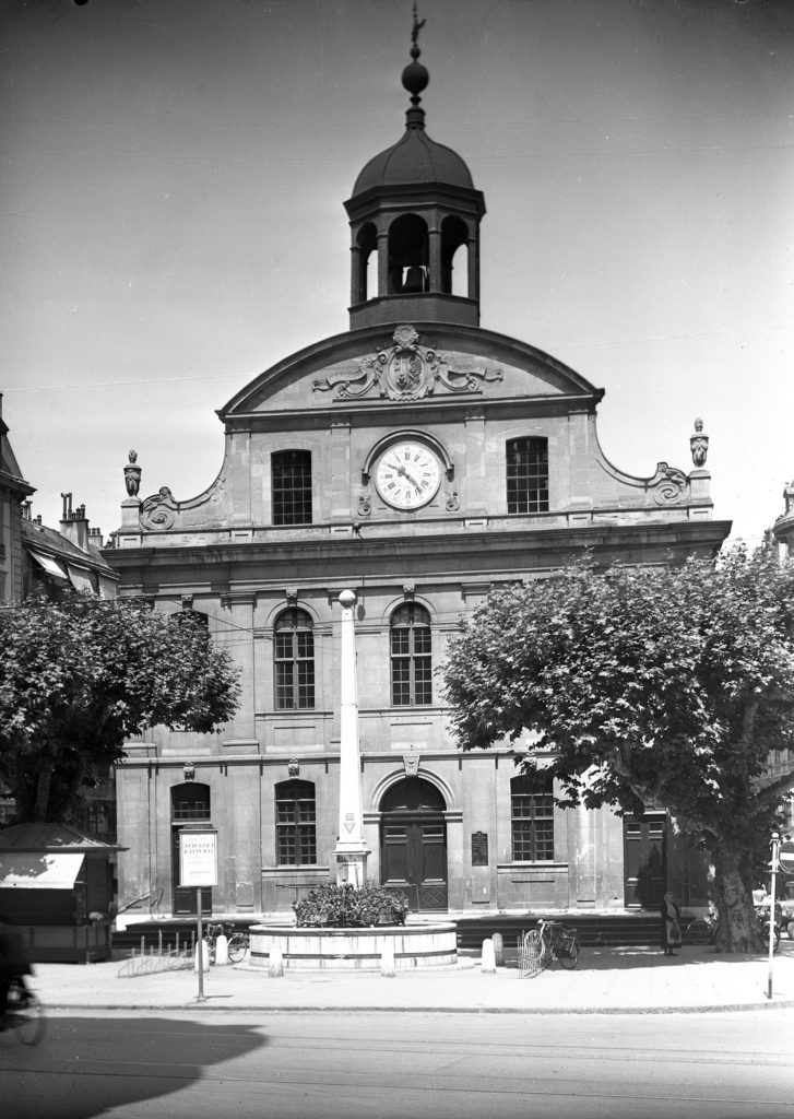 Le temple de la Fusterie - coll. MAH