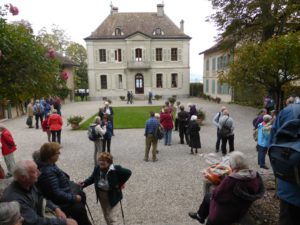 Inauguration d’un tronçon en 2015 - Les randonneurs sont reçus à L’Elysée